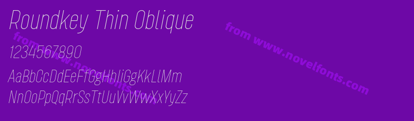 Roundkey Thin ObliquePreview Roundkey Thin ObliquePreview