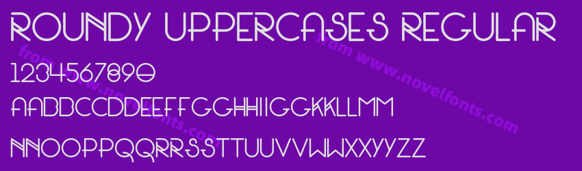 Roundy Uppercases RegularPreview Roundy Uppercases RegularPreview