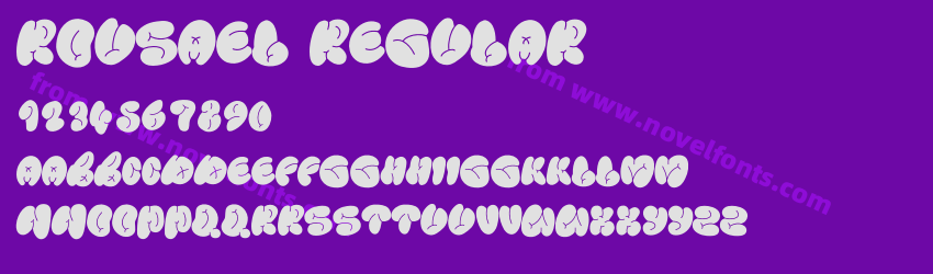 Rousael RegularPreview Rousael RegularPreview