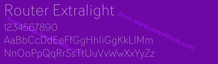 Router ExtralightPreview