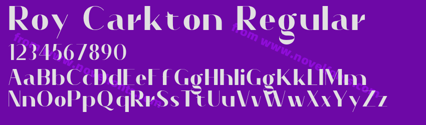Roy Carkton RegularPreview Roy Carkton RegularPreview
