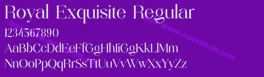 Royal Exquisite RegularPreview Royal Exquisite RegularPreview