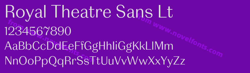 Royal Theatre Sans LtPreview Royal Theatre Sans LtPreview