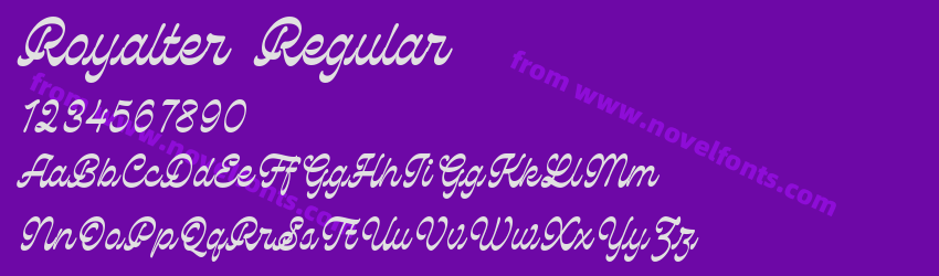 Royalter RegularPreview Royalter RegularPreview