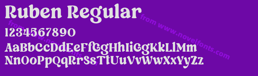 Ruben RegularPreview Ruben RegularPreview