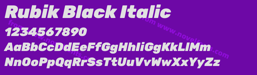 Rubik Black ItalicPreview Rubik Black ItalicPreview