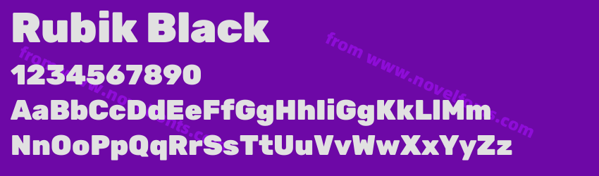 Rubik BlackPreview Rubik BlackPreview