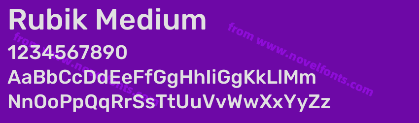 Rubik MediumPreview Rubik MediumPreview