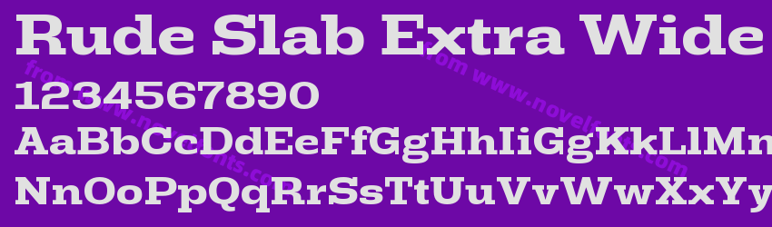 Rude Slab Extra Wide BoldPreview Rude Slab Extra Wide BoldPreview