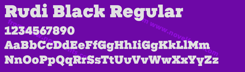 Rudi Black RegularPreview Rudi Black RegularPreview