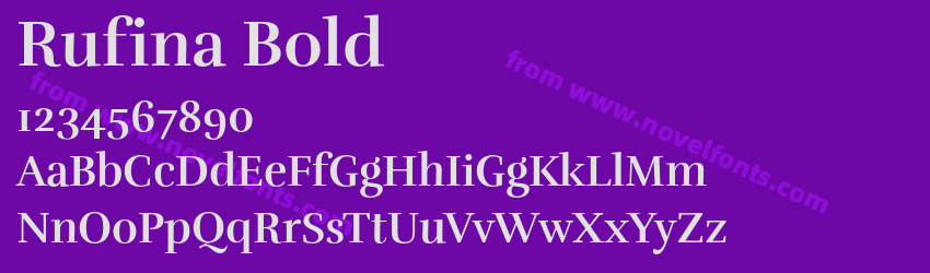 Rufina BoldPreview Rufina BoldPreview