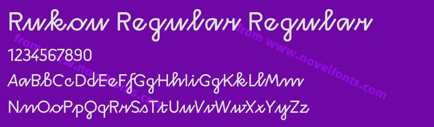 Rukou Regular RegularPreview Rukou Regular RegularPreview