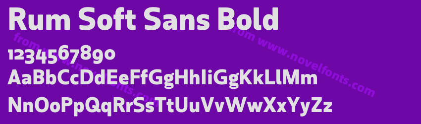 Rum Soft Sans BoldPreview Rum Soft Sans BoldPreview