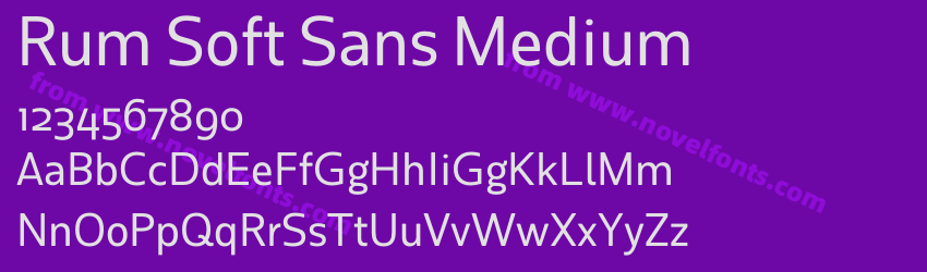 Rum Soft Sans MediumPreview Rum Soft Sans MediumPreview