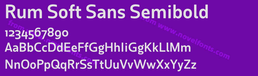 Rum Soft Sans SemiboldPreview Rum Soft Sans SemiboldPreview