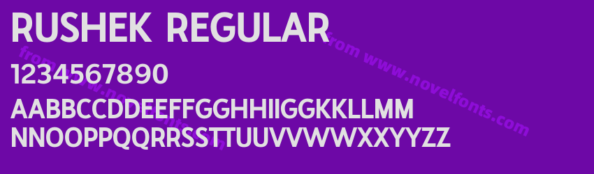 Rushek RegularPreview Rushek RegularPreview