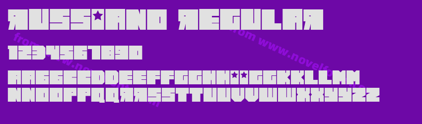 Russiano RegularPreview Russiano RegularPreview