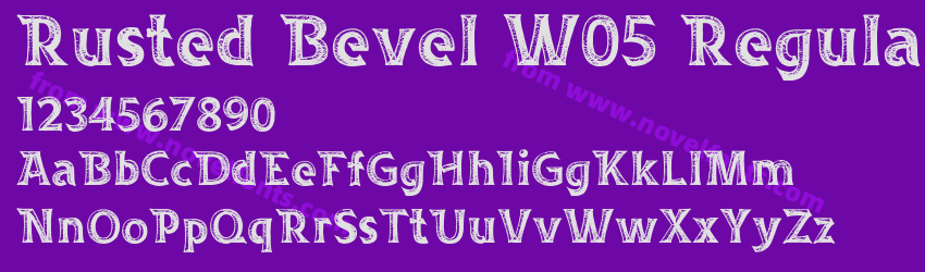 Rusted Bevel W05 RegularPreview Rusted Bevel W05 RegularPreview