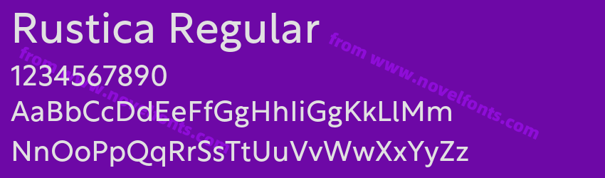 Rustica RegularPreview Rustica RegularPreview