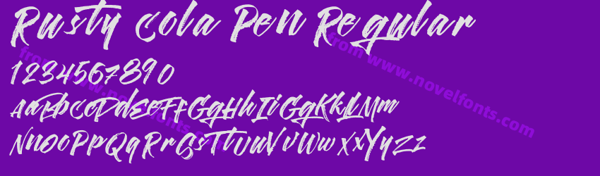 Rusty Cola Pen RegularPreview Rusty Cola Pen RegularPreview