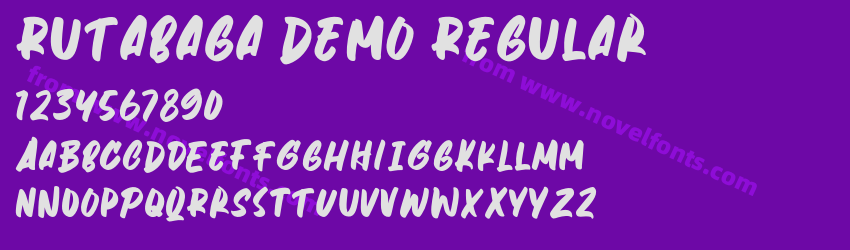 Rutabaga Demo RegularPreview Rutabaga Demo RegularPreview
