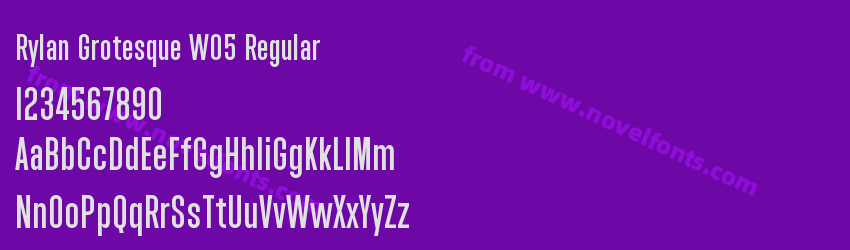 Rylan Grotesque W05 RegularPreview Rylan Grotesque W05 RegularPreview