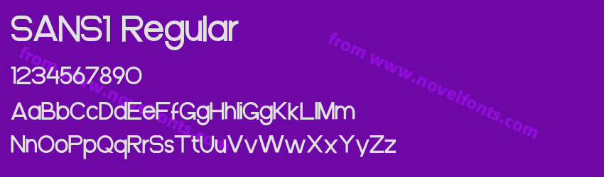 SANS1 RegularPreview SANS1 RegularPreview