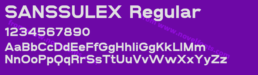 SANSSULEX RegularPreview SANSSULEX RegularPreview