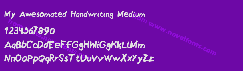 My Awesomated Handwriting MediumPreview