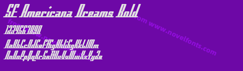 SF Americana Dreams BoldPreview SF Americana Dreams BoldPreview