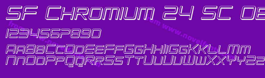 SF Chromium 24 SC ObliquePreview SF Chromium 24 SC ObliquePreview