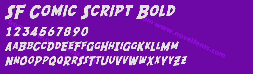 SF Comic Script BoldPreview SF Comic Script BoldPreview