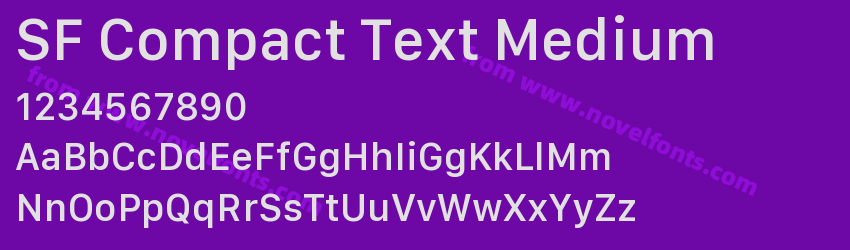 SF Compact Text MediumPreview SF Compact Text MediumPreview