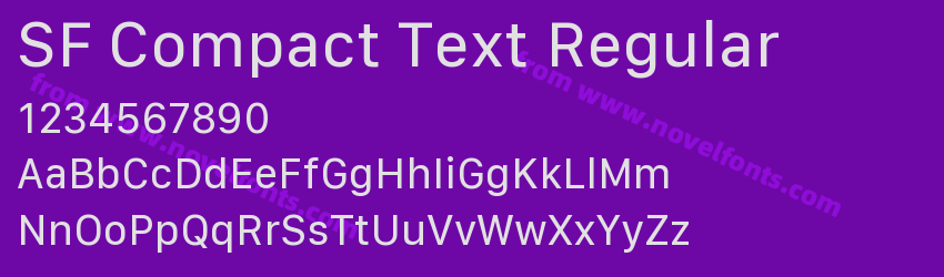 SF Compact Text RegularPreview SF Compact Text RegularPreview