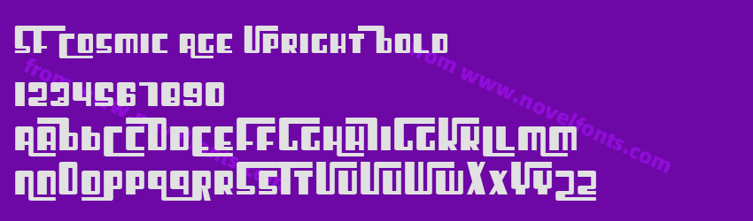 SF Cosmic Age Upright BoldPreview SF Cosmic Age Upright BoldPreview