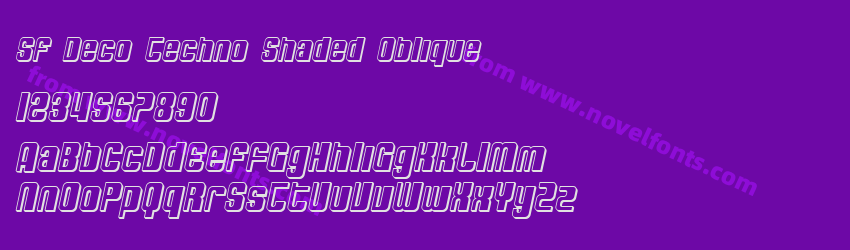 SF Deco Techno Shaded ObliquePreview SF Deco Techno Shaded ObliquePreview