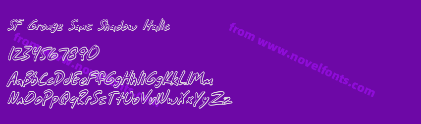 SF Grunge Sans Shadow ItalicPreview SF Grunge Sans Shadow ItalicPreview