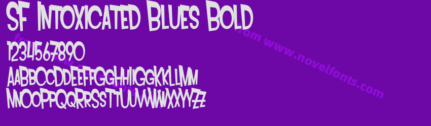 SF Intoxicated Blues BoldPreview SF Intoxicated Blues BoldPreview