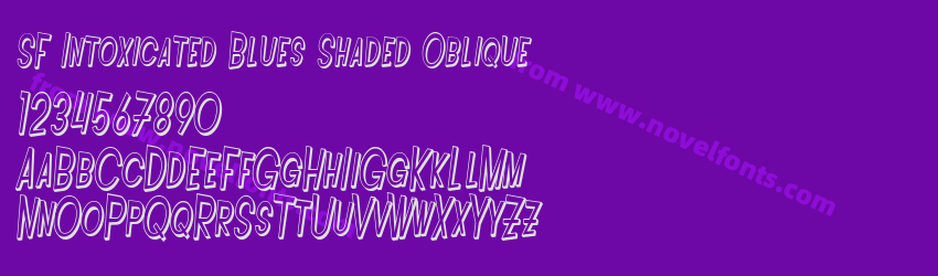 SF Intoxicated Blues Shaded ObliquePreview SF Intoxicated Blues Shaded ObliquePreview