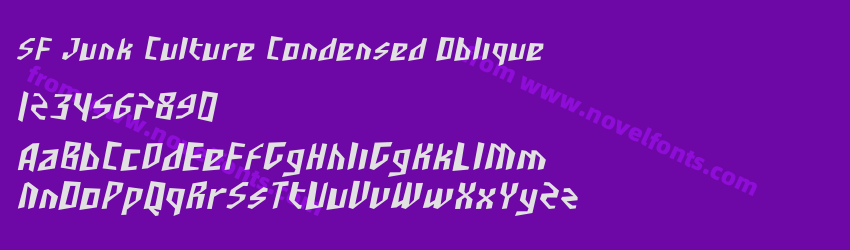 SF Junk Culture Condensed ObliquePreview SF Junk Culture Condensed ObliquePreview