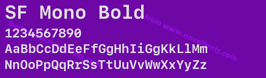 SF Mono BoldPreview SF Mono BoldPreview