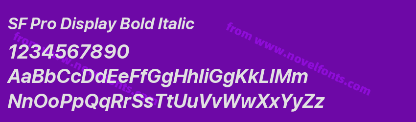 SF Pro Display Bold ItalicPreview SF Pro Display Bold ItalicPreview