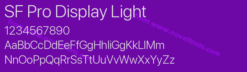 SF Pro Display LightPreview SF Pro Display LightPreview