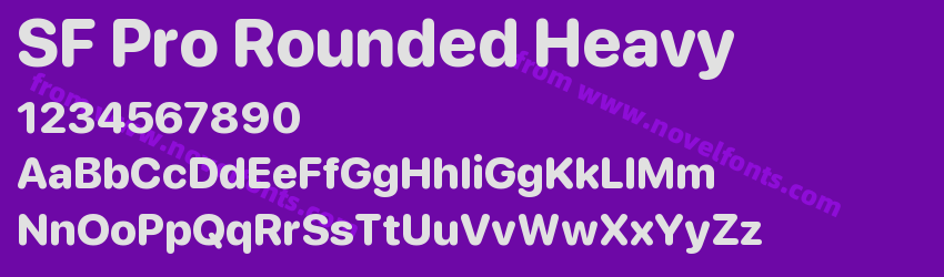 SF Pro Rounded HeavyPreview SF Pro Rounded HeavyPreview