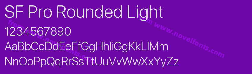 SF Pro Rounded LightPreview SF Pro Rounded LightPreview