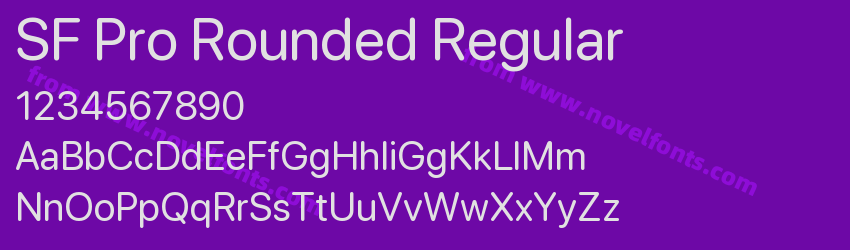 SF Pro Rounded RegularPreview SF Pro Rounded RegularPreview