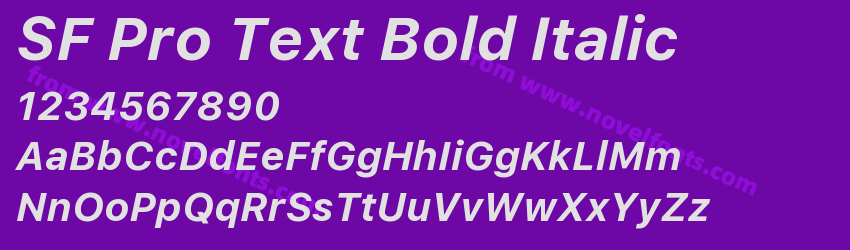 SF Pro Text Bold ItalicPreview SF Pro Text Bold ItalicPreview