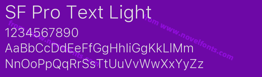 SF Pro Text LightPreview SF Pro Text LightPreview
