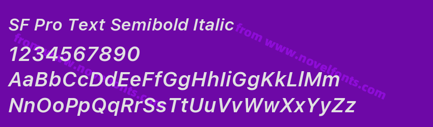 SF Pro Text Semibold ItalicPreview SF Pro Text Semibold ItalicPreview