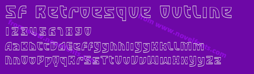 SF Retroesque OutlinePreview SF Retroesque OutlinePreview